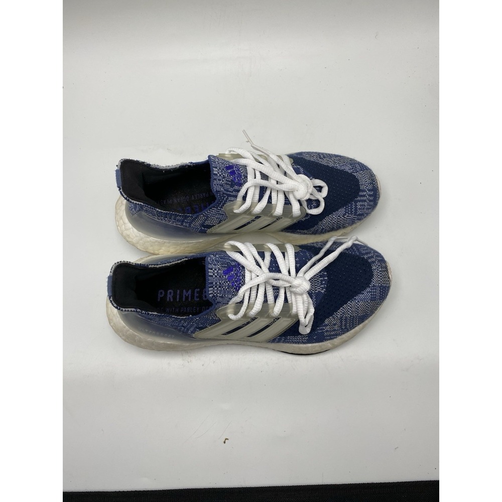 Adidas Shoes Women Size 5.5  Ultraboost 21 Blue Athletic Running 4125 - Picture 11 of 14